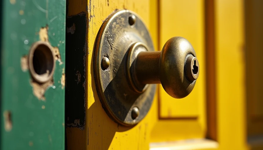 Visual context for door lock parts