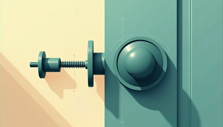 Visual context for door knob parts