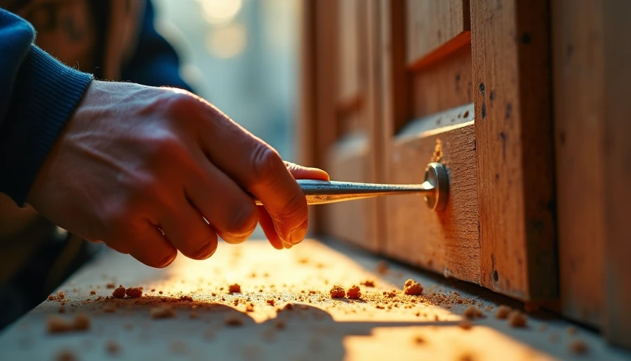 Visual context for how to make an exterior door