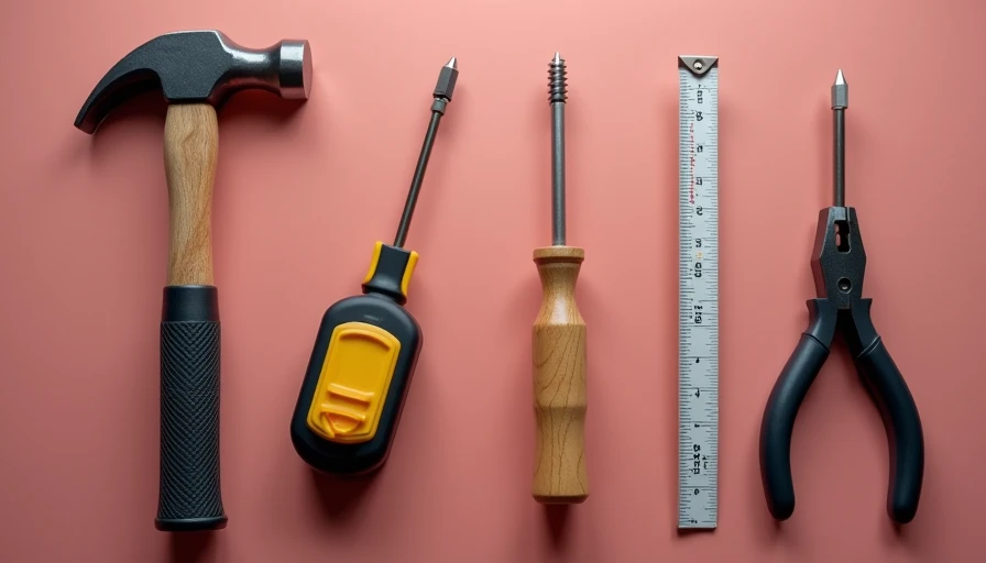 Illustration for basic tools for homeowners